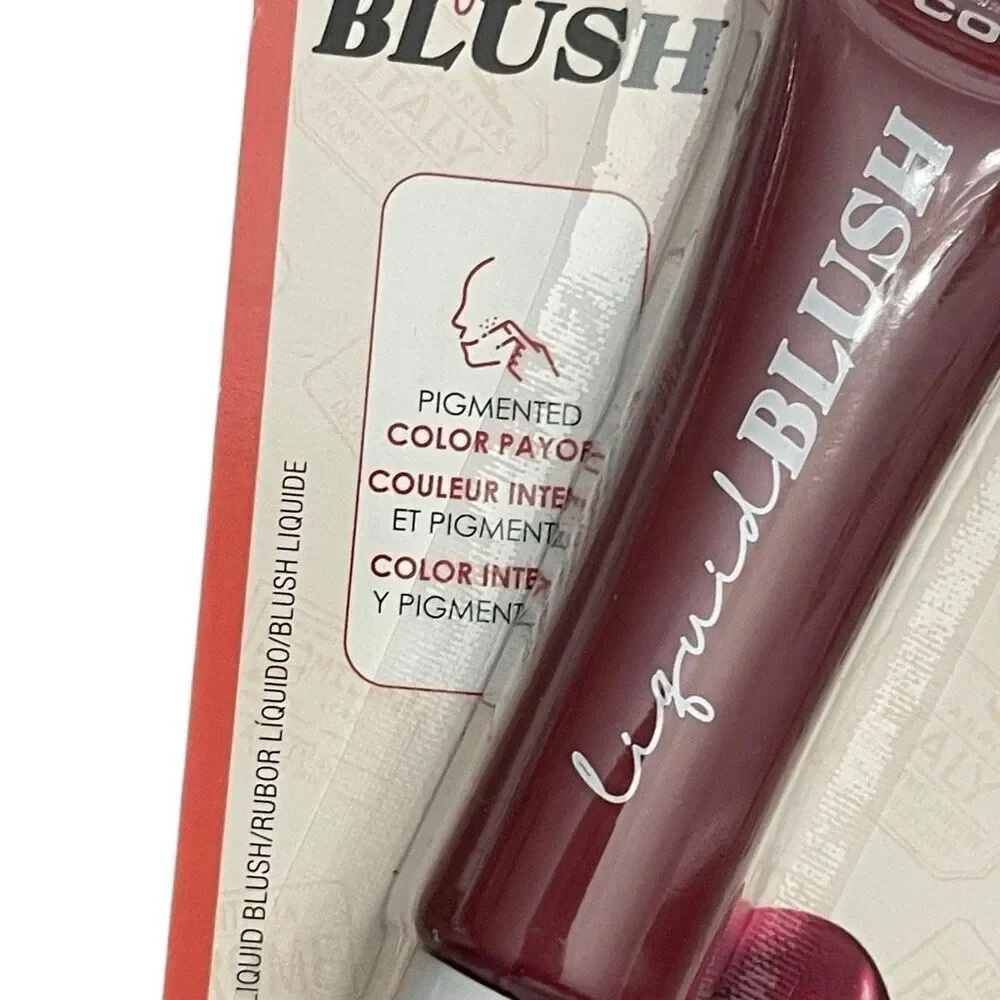 LA Colors Liquid Blush Grazie Deep Mauve Rose Dewy Pigmented Cream Blush NIP